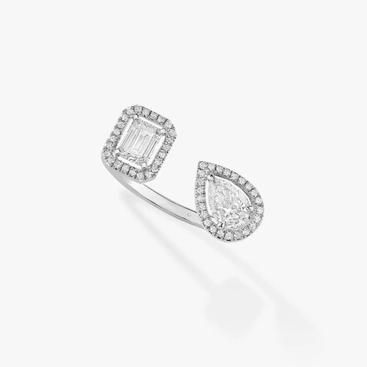 [Elite]MY TWIN TOI & MOI SILVER DIAMOND RING