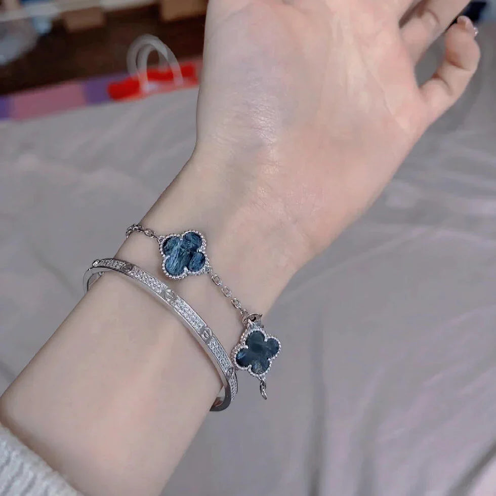 [Elite]CLOVER 5 MOTIF PIETERSITE BRACELET COLLECTION