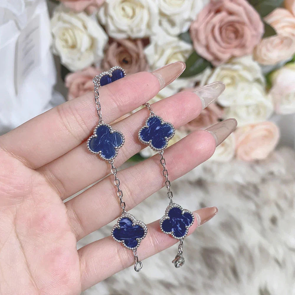 [Elite]CLOVER 5 MOTIF PIETERSITE BRACELET COLLECTION