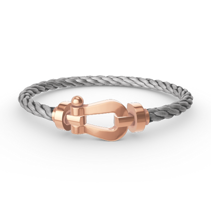 [Elite]FORCE LARGE HORSESHOE NO DIAMOND BRACELET ROSE GOLD