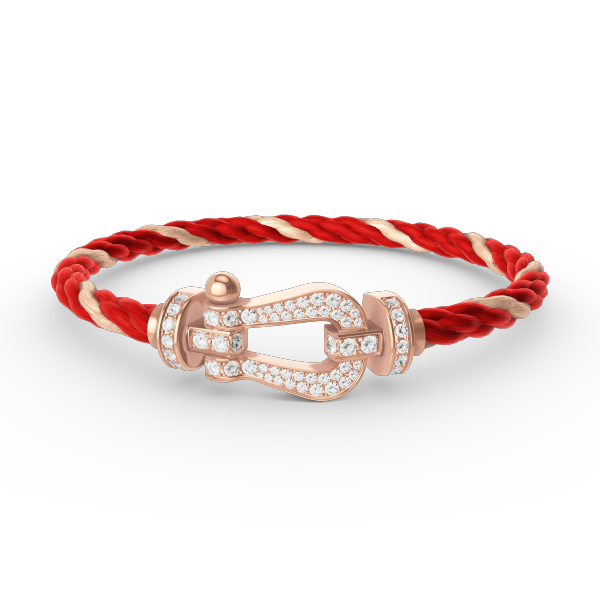 [Elite]FORCE LARGE HORSESHOE FULL DIAMOND BRACELET ROSE GOLD