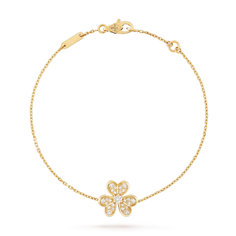 [Elite]FRIVOLE GOLD FLOWER DIAMOND BRACELET