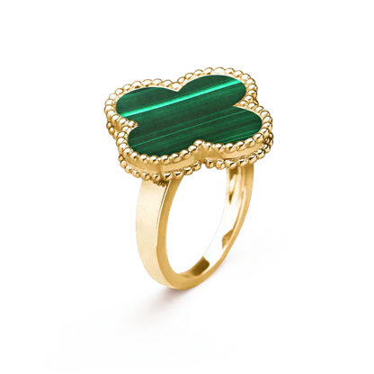 [Elite]CLOVER MALACHITE RING