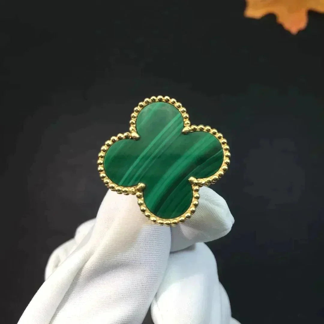 [Elite]CLOVER MALACHITE RING