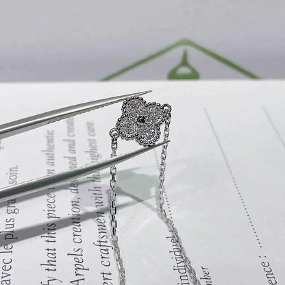 [Elite]CLOVER  SINGLE FLOWER BRACELET SILVER