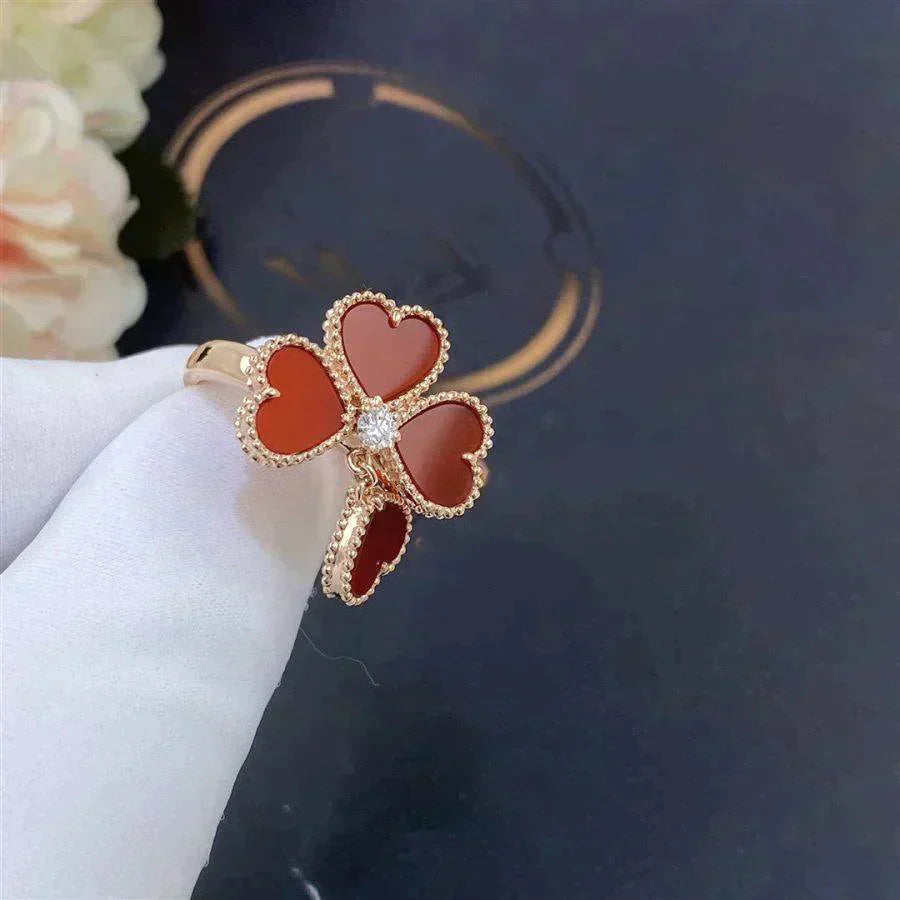 [Elite]SWEET CLOVER CARNELIAN RING