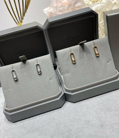 [Elite]MOVE UNO SMALL 1 DIAMOND EARRINGS