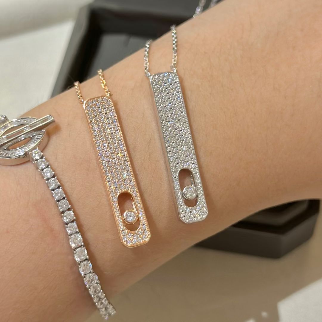 [Elite]MY FIRST DIAMOND PAVED NECKLACE
