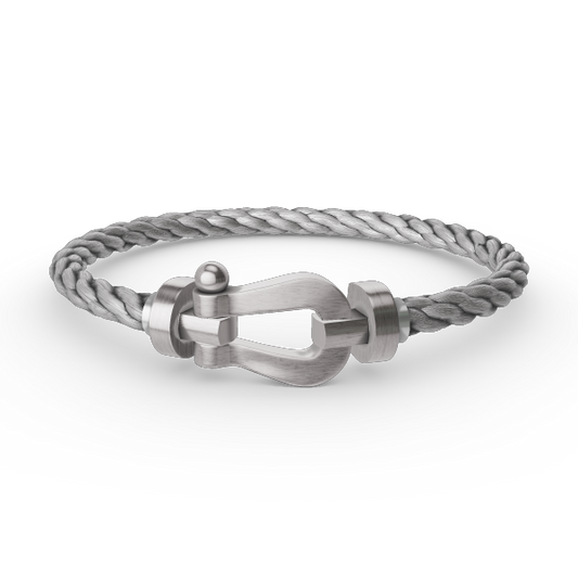 [Elite]FORCE LARGE HORSESHOE NO DIAMOND BRACELET SILVER