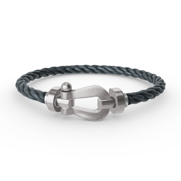 [Elite]FORCE LARGE HORSESHOE NO DIAMOND BRACELET SILVER