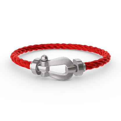 [Elite]FORCE LARGE HORSESHOE NO DIAMOND BRACELET SILVER
