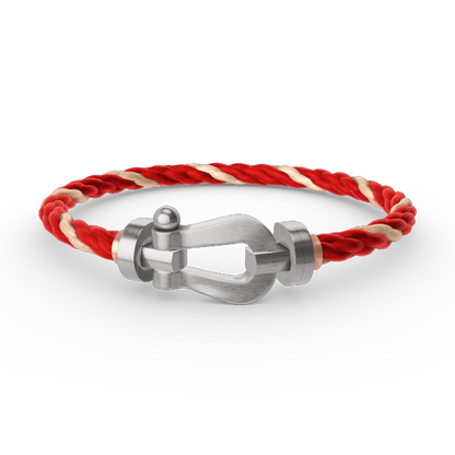 [Elite]FORCE LARGE HORSESHOE NO DIAMOND BRACELET SILVER